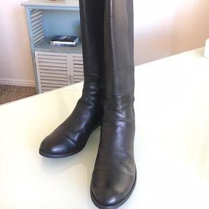 Cole Haan Jodhpur Boots 7.5 B Black Solid Leather